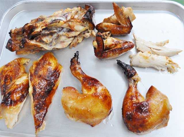 Курица, запеченная целиком в духовке в японском стиле 