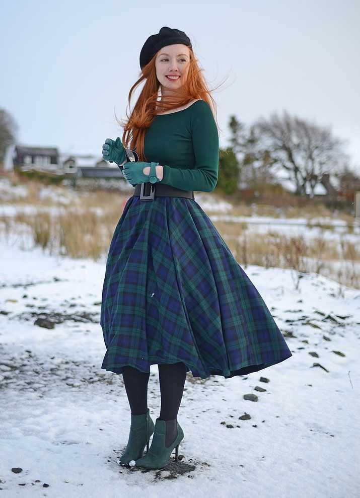 Модные юбки зимы